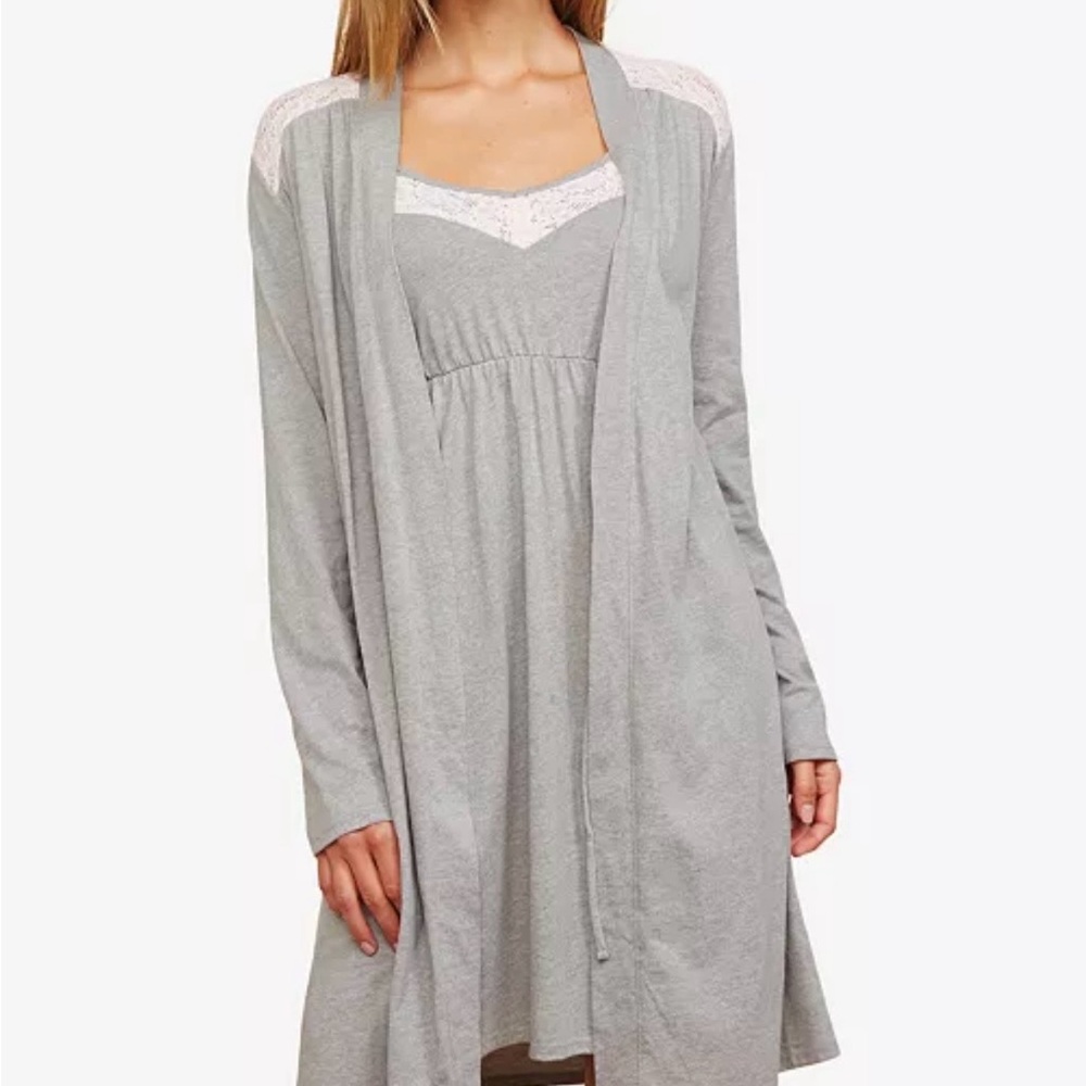 Motherhood Maternity Nursing Gown & Robe Set
